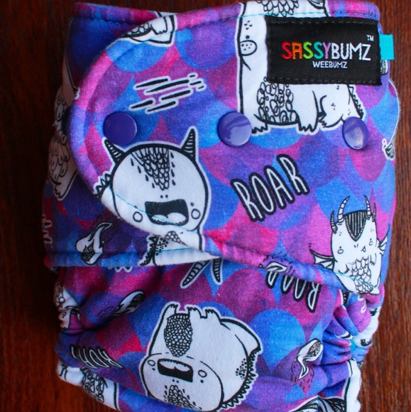 Other - Sassybumz monster roar ai2 diaper